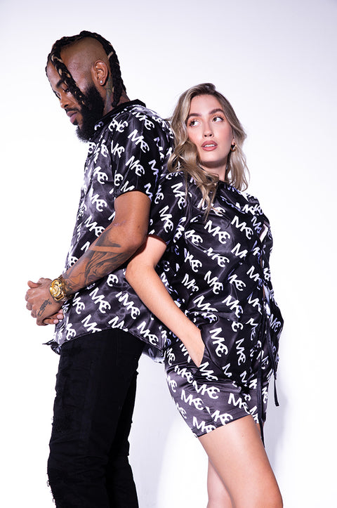 ASPHALT SATIN SHIRT