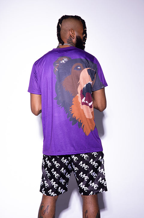 ASPHALT SATIN SHORTS